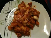 Rezept: Kürbis-Gnocchi-Auflauf mit Hackfleisch Kürbis-Gnocchi-Auflauf mit Hackfleisch - Rezept