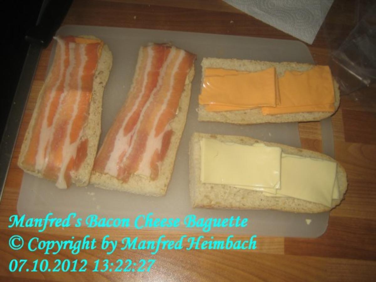 Fingerfood – Manfred’s Bacon-Cheese Baguette - Rezept - Bild Nr. 2