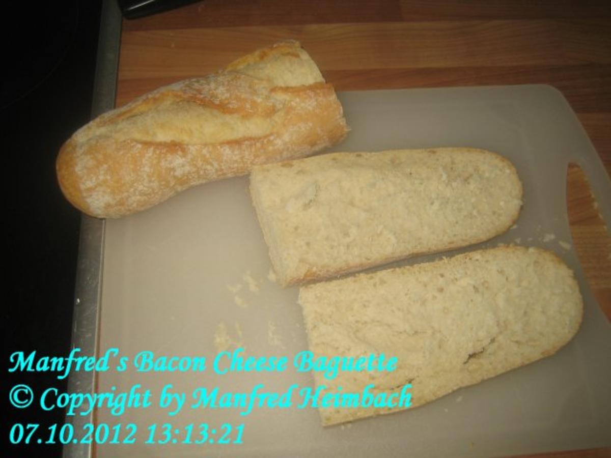 Fingerfood – Manfred’s Bacon-Cheese Baguette - Rezept - Bild Nr. 3