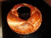 Brotkranz (gefüllt mit Spinat und Schafskäse) - Rezept