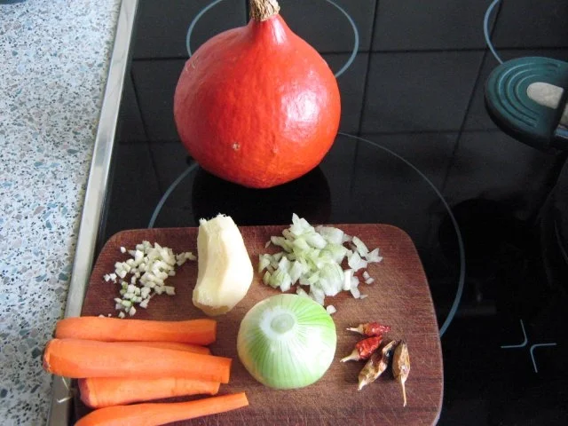 Scharfes Kürbissüppchen - Rezept