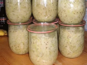 Weißkohl einkochen (einmachen) - Rezept