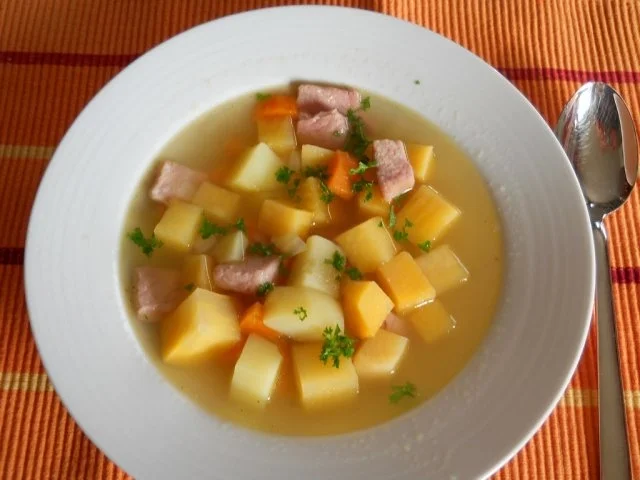 Steckrübeneintopf mit Kasseler - Rezept