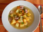 Steckrübeneintopf mit Kasseler - Rezept