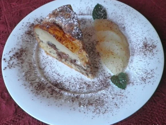 Rezept: Kleiner Schoko - Birnen - Kuchen Kleiner Schoko - Birnen - Kuchen - Rezept