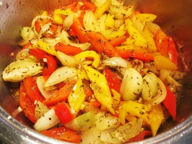 Rezept: Mediterranes Paprika-Gemüse ... Bild Nr. 7 Mediterranes Paprika-Gemüse ... - Rezept - Bild Nr. 7