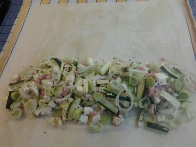 Strudel mit grüner Füllung - Rezept - Bild Nr. 4