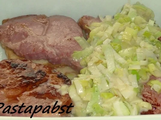 Kassler-Lauch-Gratin - Rezept - Bild Nr. 3