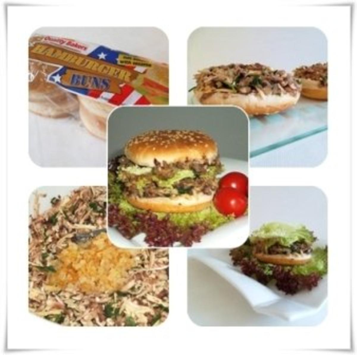 Hausgemachter Hamburger - Vegetarisch mit Lollo rosso Salat - Rezept - Bild Nr. 7