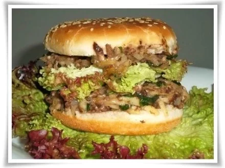 Rezept: Hausgemachter Hamburger - Vegetarisch mit Lollo rosso Salat Bild Nr. 20 Hausgemachter Hamburger - Vegetarisch mit Lollo rosso Salat - Rezept - Bild Nr. 20