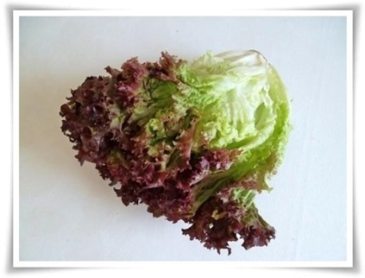 Hausgemachter Hamburger - Vegetarisch mit Lollo rosso Salat - Rezept - Bild Nr. 5