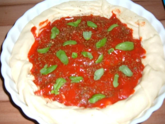 Pizza : 2 mal Käse und ohne Fleisch :))))) - Rezept - Bild Nr. 5