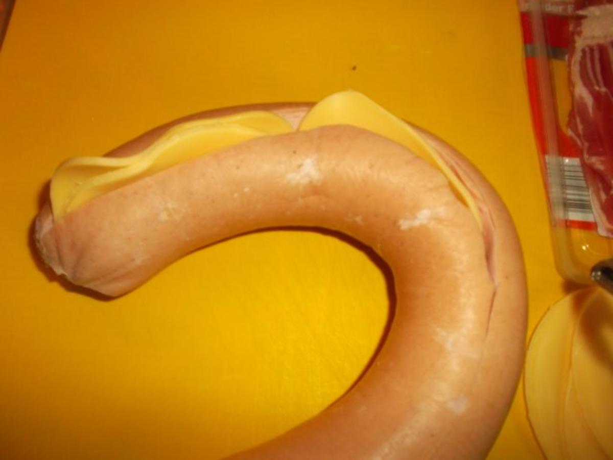 Ummantelte Fleischwurst - Rezept - Bild Nr. 3