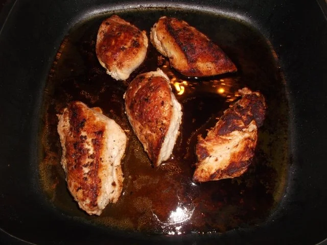 Hähnchenfilets mit Brombeersoße - Rezept - Bild Nr. 5