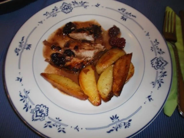 Hähnchenfilets mit Brombeersoße - Rezept - Bild Nr. 8