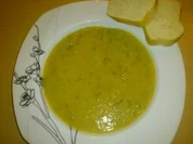 Kichererbsen-Lauchsuppe mit Parmesan - Rezept