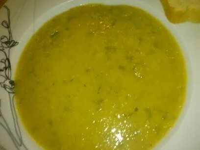 Kichererbsen-Lauchsuppe mit Parmesan - Rezept - Bild Nr. 2