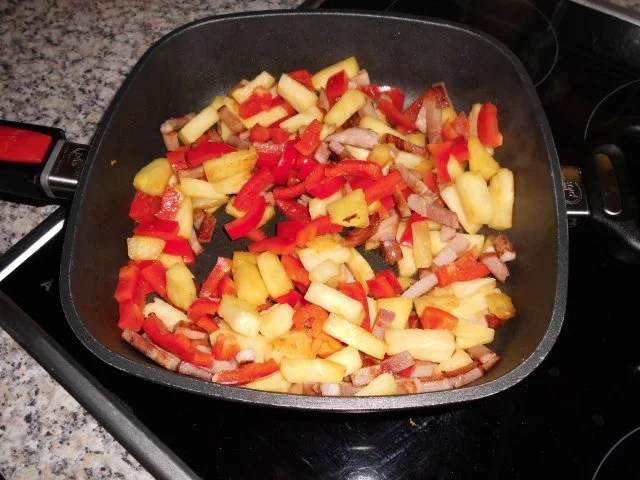 Rezept: Scharfe Kasseler-Ananas-Pfanne>> Bild Nr. 5 Scharfe Kasseler-Ananas-Pfanne>> - Rezept - Bild Nr. 5