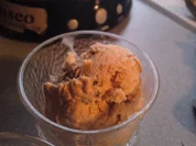 gebrannte Mandeln - Caramell Eis Eigenkreation für die Eismaschine - Rezept