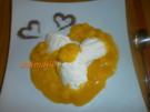 Joghurt - Sahne - Creme mit Mango - Rezept
