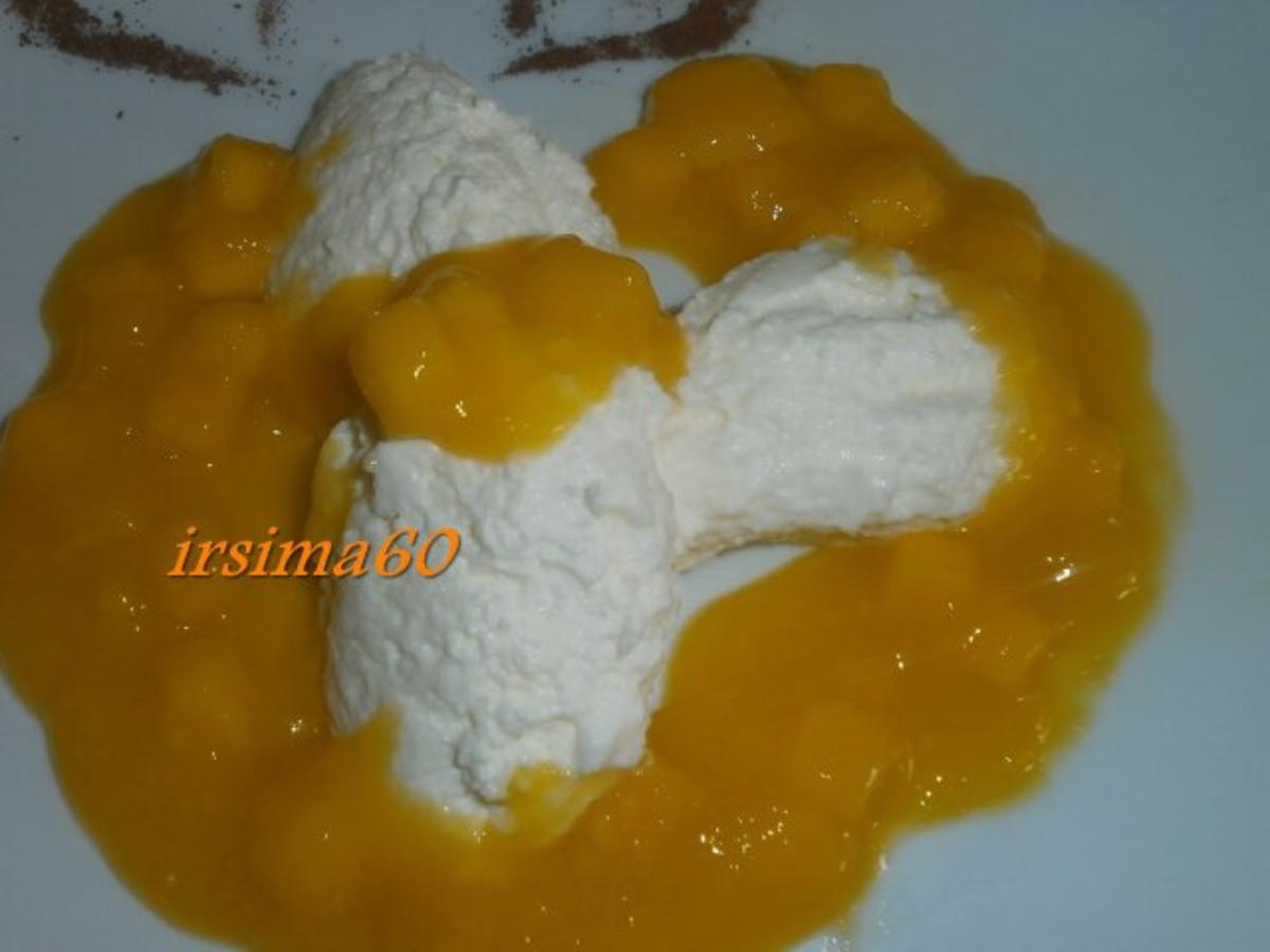 Joghurt - Sahne - Creme mit Mango - Rezept - Bild Nr. 2