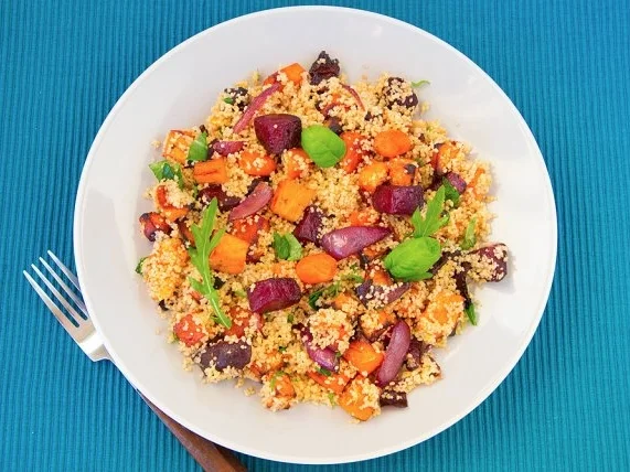 Couscous mit Kürbis, Rote Bete und Süsskartoffel - Rezept - Bild Nr. 2