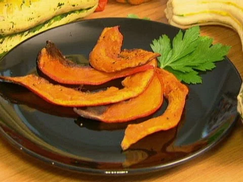 Vorspeise: Kürbischips - Rezept