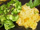 Hauptspeise: Kürbisrisotto mit Feldsalat - Rezept