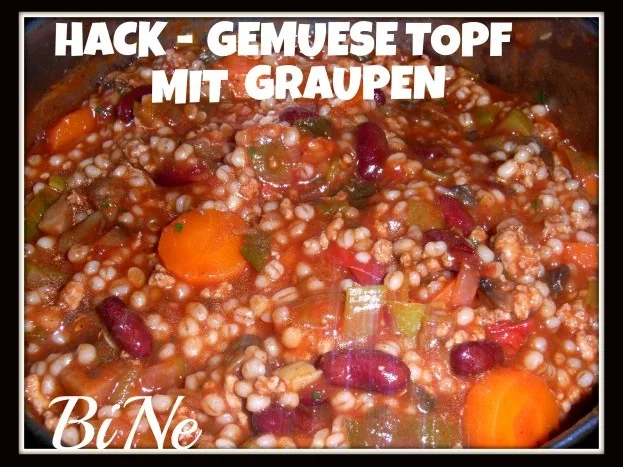 Rezept: BiNe` S HACK - GEMUESETOPF MIT GRAUPEN BiNe` S HACK - GEMUESETOPF MIT GRAUPEN - Rezept