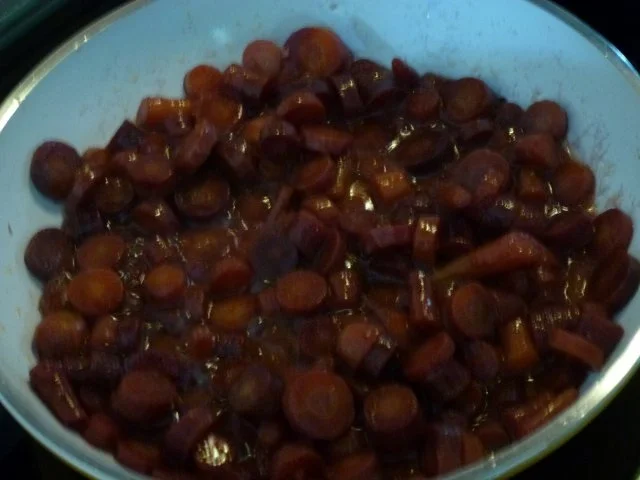 Lauchsuppe mit lila Möhreneinlage - Rezept - Bild Nr. 3