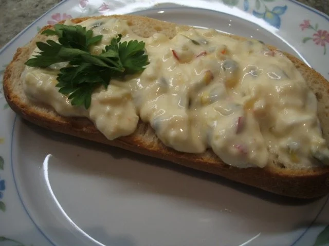 Frischkäse: Maracuja, Zwiebel und Sweet-Chili-Soße - Rezept