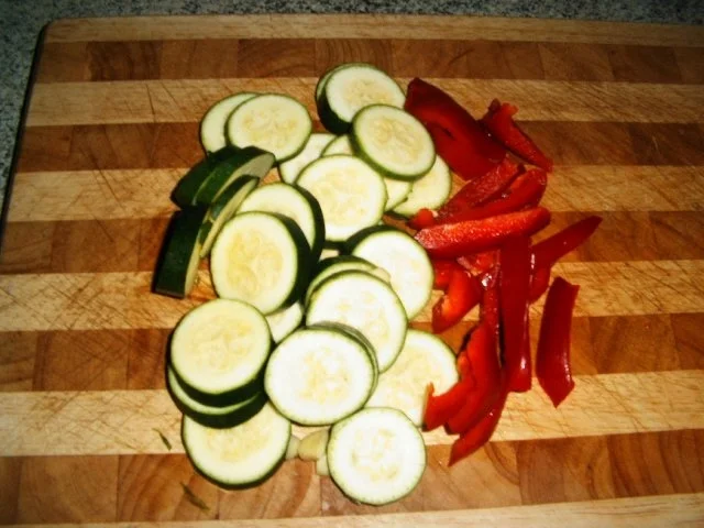 Nudel- Paprika- Zuccini-Omelett - Rezept - Bild Nr. 4