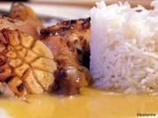 Cidre-Hähnchen mit karamellisierten Äpfeln - Rezept