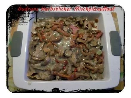Rezept: Pilze: Herbstlicher Pilzauflauf Bild Nr. 7 Pilze: Herbstlicher Pilzauflauf - Rezept - Bild Nr. 7