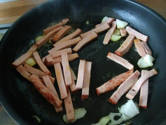 Leberkäsgeschnetzeltes in Senf Dillsoße - Rezept - Bild Nr. 4