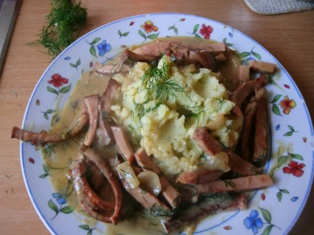 Leberkäsgeschnetzeltes in Senf Dillsoße - Rezept - Bild Nr. 7