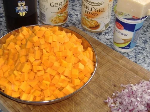 Rezept: Rigatoni mit Kürbis Bild Nr. 2 Rigatoni mit Kürbis - Rezept - Bild Nr. 2