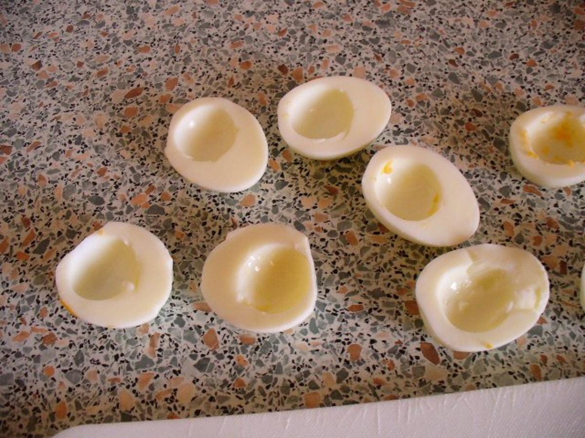 gefüllte Eier mit Hackbällchen - Rezept - Bild Nr. 2
