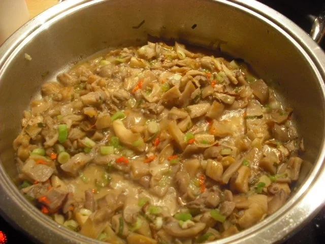 Strozzapreti mit scharfen Pilzen - Rezept - Bild Nr. 4