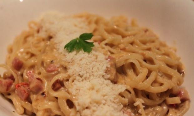 Ongekend Carbonara Rezept ähnelt dem Vapiano. - Rezept mit Bild - kochbar.de ZY-58