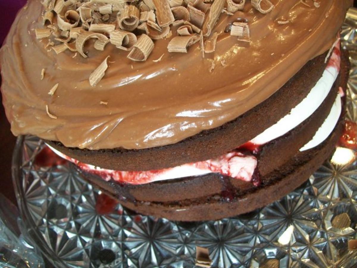 Schokoladen Cranberries Torte - Rezept - Bild Nr. 6