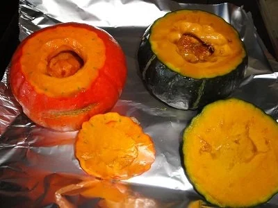 Gefüllter Kürbis, vegetarisch - Rezept - Bild Nr. 3