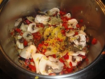 Gefüllter Kürbis, vegetarisch - Rezept - Bild Nr. 6