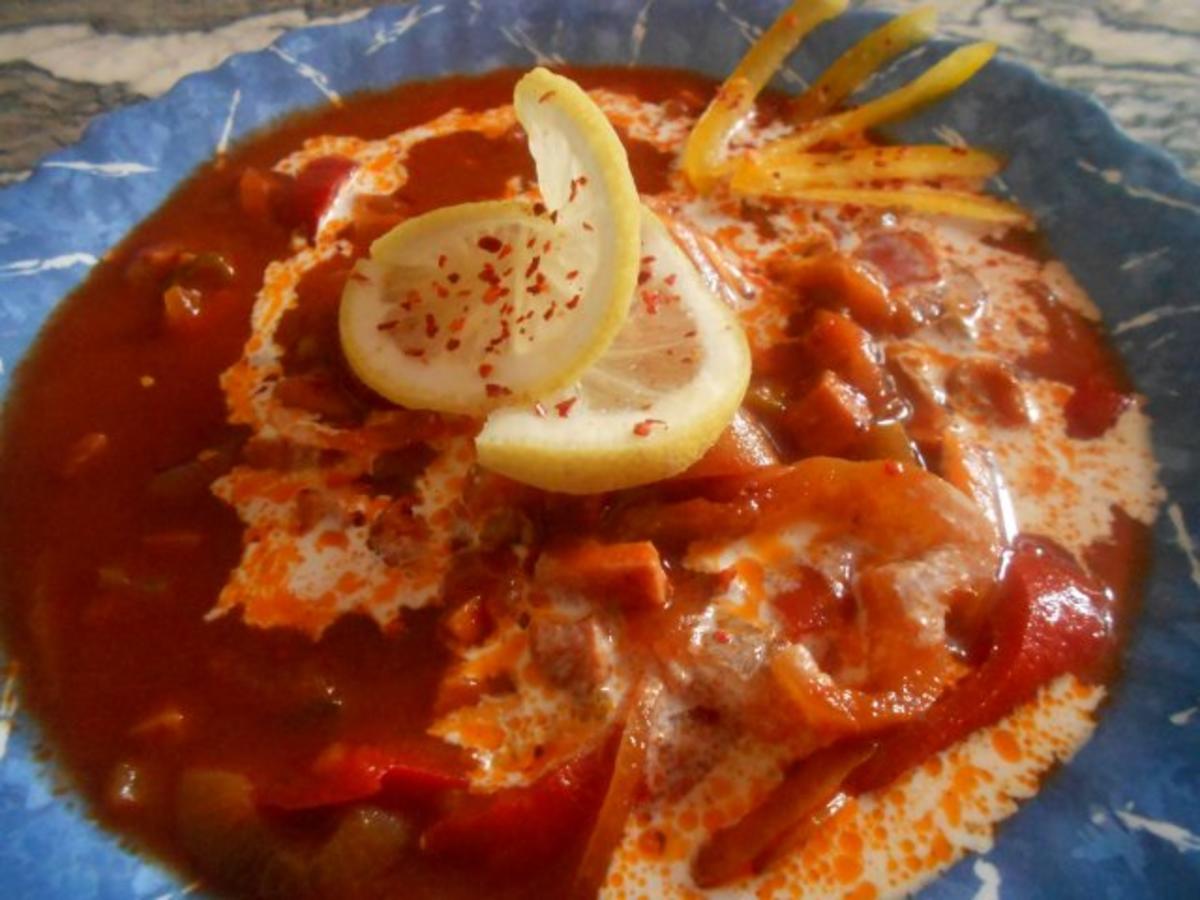 Soljanka - einfach - 159 kcal/100g