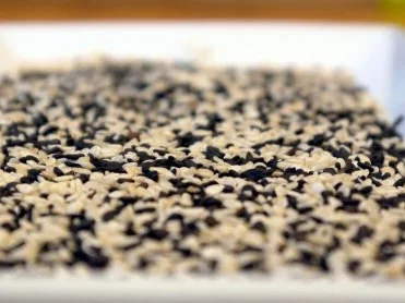 Tagliatelle in Kürbissugo mit buntem Sesamhuhn - Rezept - Bild Nr. 7