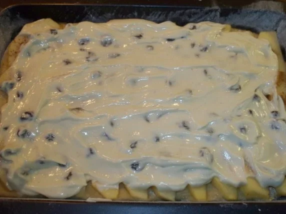 Gedeckter Apfelkuchen - "Voräbbelde Eierschegge" - Rezept - Bild Nr. 4