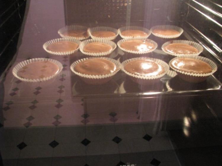Schoko Muffins mit flüssigem Kern - schnell &amp; einfach - 420 kcal/100g