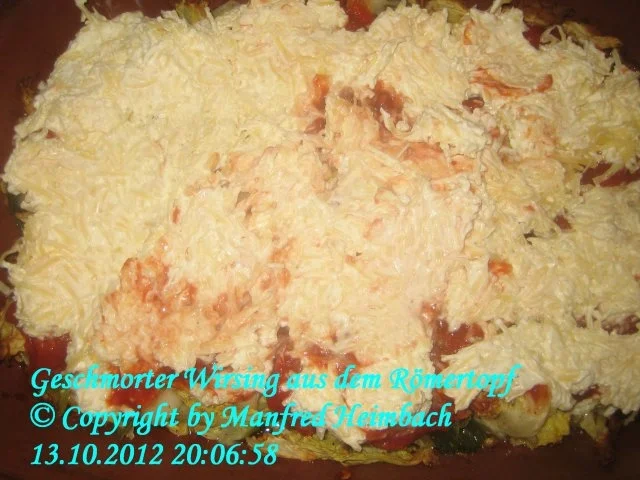 Römertopf – Geschmorter Wirsing aus dem Römertopf a’la Manfred - Rezept - Bild Nr. 2