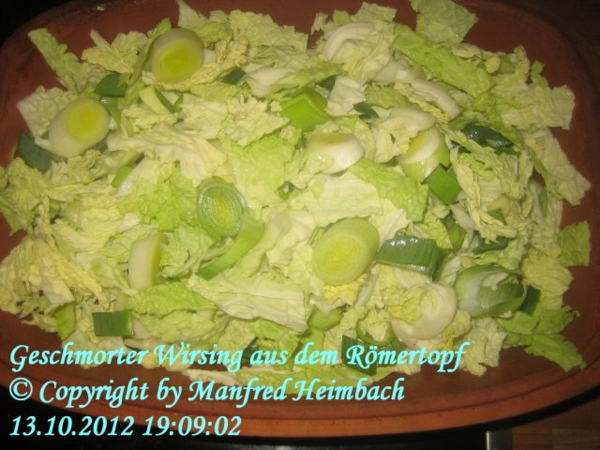 Römertopf – Geschmorter Wirsing aus dem Römertopf a’la Manfred - Rezept - Bild Nr. 5