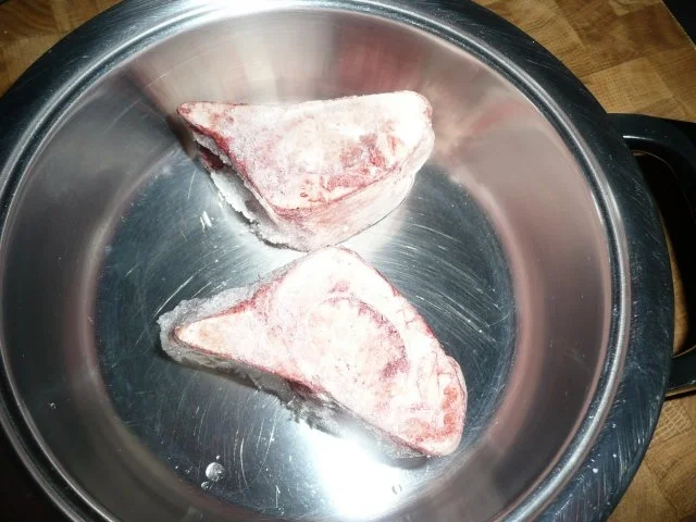 Rindfleisch-suppe,  Markklösschen, Meerrettich,Püree, - Rezept - Bild Nr. 2